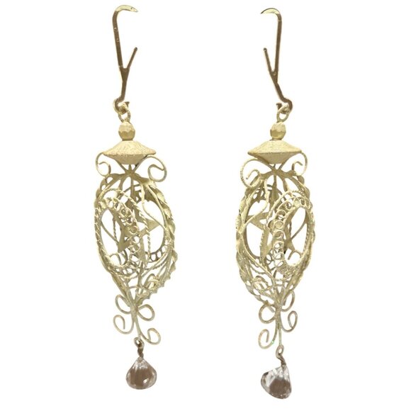 Unbranded Other - Vintage-Inspired Filigree Ornament Set With Acrylic  Accents